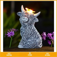Charming Solar Highland Cow