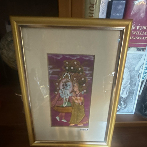 Framed hinduism art print - framed,