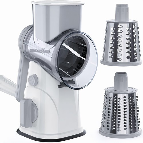 Rotary cheese grater vegetable - cheese,