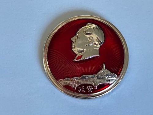 Chairman mao pin badge - mao,