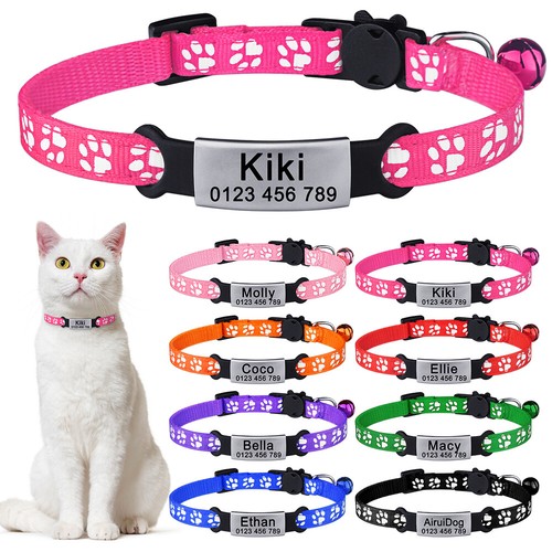Personalised cat collar - personalised,