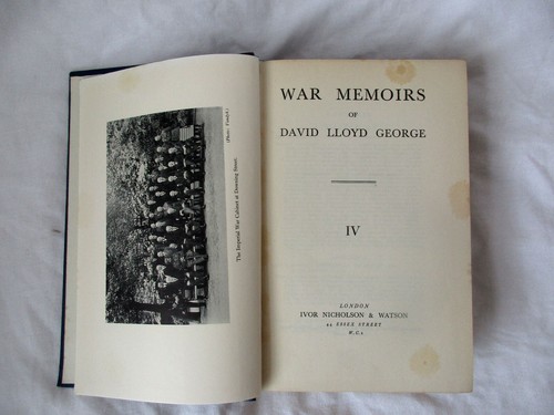 War memoirs david lloyd - war,