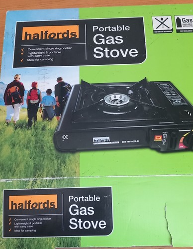 Halfords portable gas stove - portable,