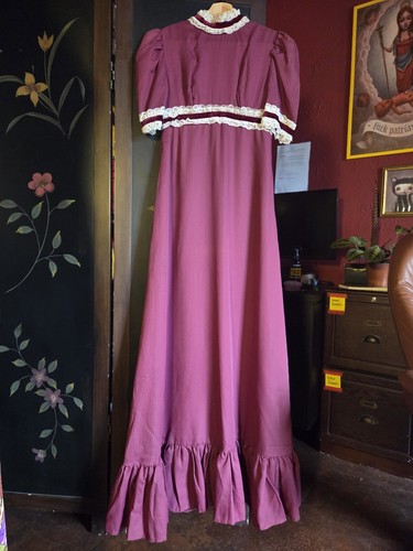 Vintage 1970s prairie dress - 1970s,