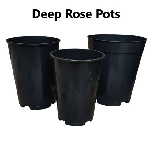 Deep plastic plant - deep, pots