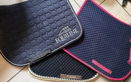 Equiline blue saddle pad - pad, +