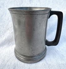 Antique  Pewter Pint Tankard