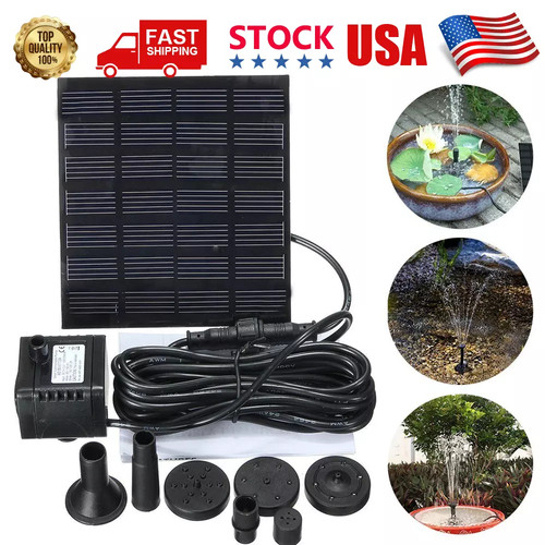 Solar power fountain - power,