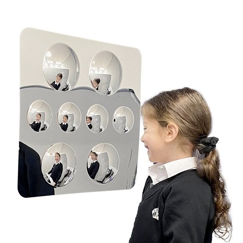 Convex sensory bubble mirror - sensory,