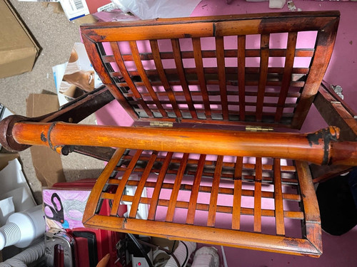Used folding brown wooden - folding,