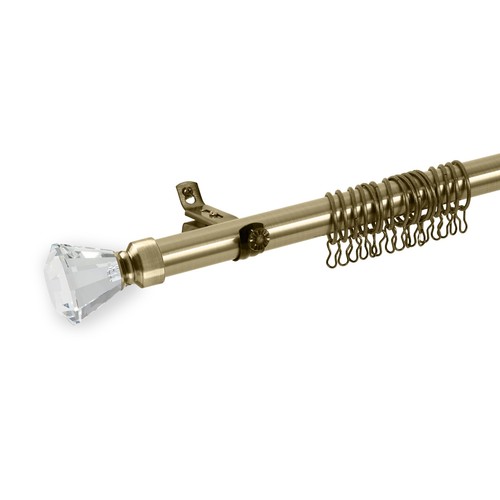 Extendable metal curtain pole - extendable,