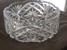 Vintage Cut  Crystal   8"