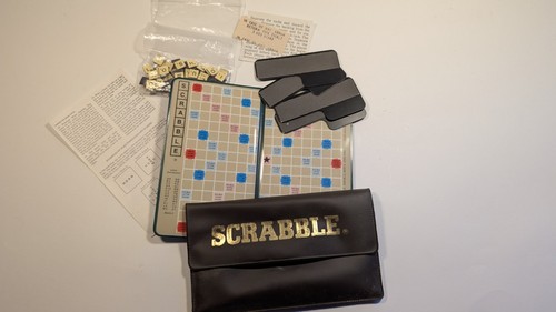 Vintage pocket scrabble travel - vintage,
