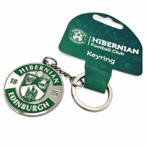Hibernian crest keyring - fc,