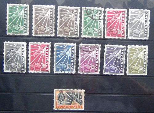 Nyasaland 1938 1944 to 1s - 1938,