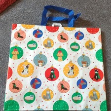 NEW TESCO Large Dog & Cat Christmas SHOPPING BAG Reusable freepost UK