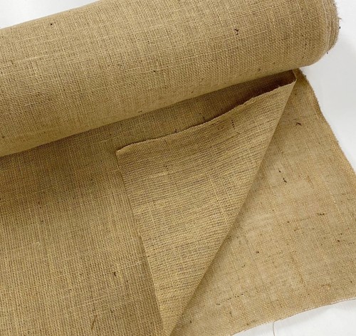 Hessian fabric rustic jute - rustic,