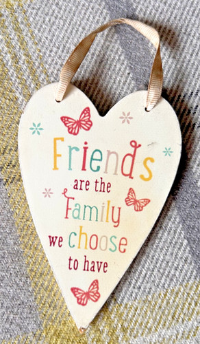 Wooden heart friendship - wooden,