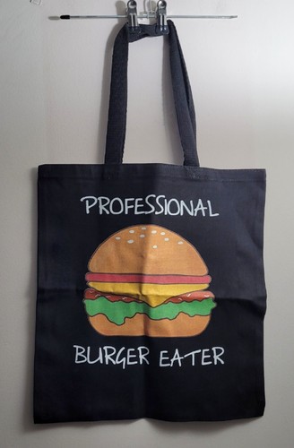 Burger theme tote - burger,