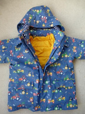 Jojo Maman Bebe COAT 5-6y NEW 🚜⭐ WINTER TRACTOR 3-IN-1 WATERPROOF Jacket  BNWT