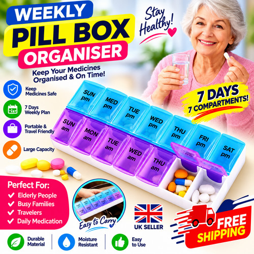 Weekly daily pill - daily, box