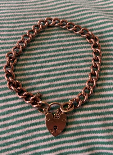 Vintage 9ct rose - vintage, curb