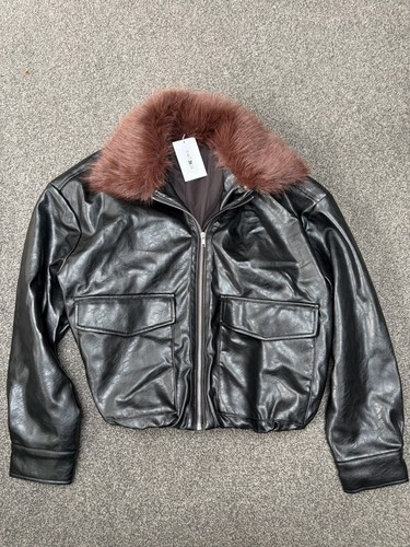 Leather jacket small brand - small,
