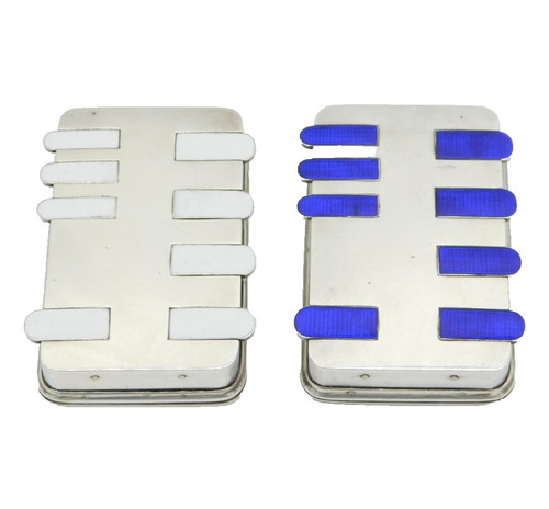 Sterling silver blue white - silver, &
