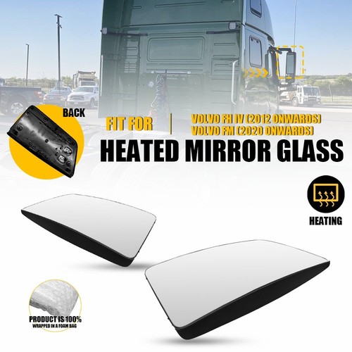 Wide angle heated - wing, mirror