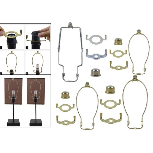 Detachable lamp shade harp - detachable,