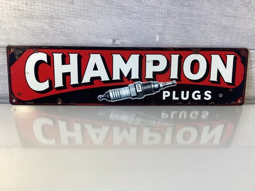 Champion spark plugs wooden - plugs,