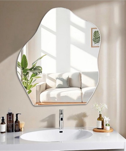 Glass wall mirror - glass,