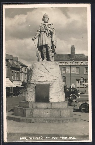 Postcard wantage king - postcard,