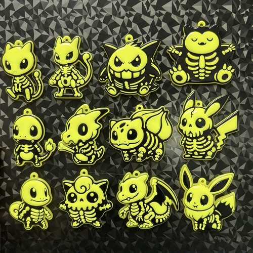 Yellow printed skeleton - 12,