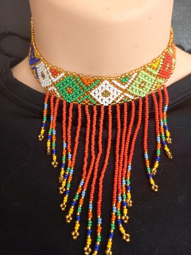 African jewellery zulu choker - jewellery,