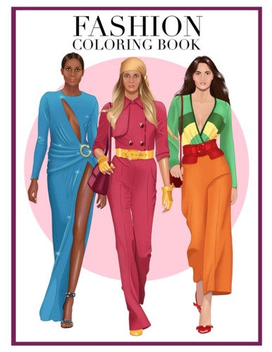Fashion coloring book - coloring,