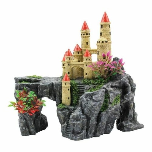 Aquarium ornament castle - aquarium, on