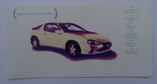 Mazda MX-3 Postal Brochure 1995: 1.6i Auto 3 Dr 2+2 Sports Coupe.4 pages. Price.