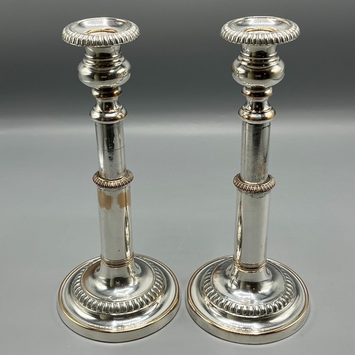 Pair antique old sheffield - pair,