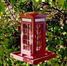 Wooden Hanging Bird Feeder