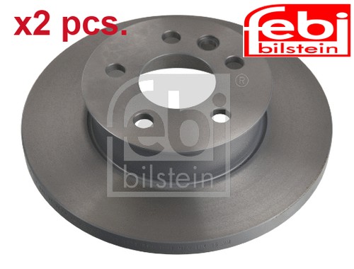Pcs front brake disc - x2, set