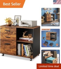 3 Drawer Mobile File Cabinet