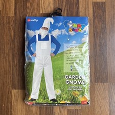 Garden Gnome Mens Small Smiffy Smurf Fancy Dress Costume New Sealed Fun Party
