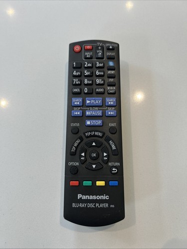 Panasonic ir6 blu - ray, remote