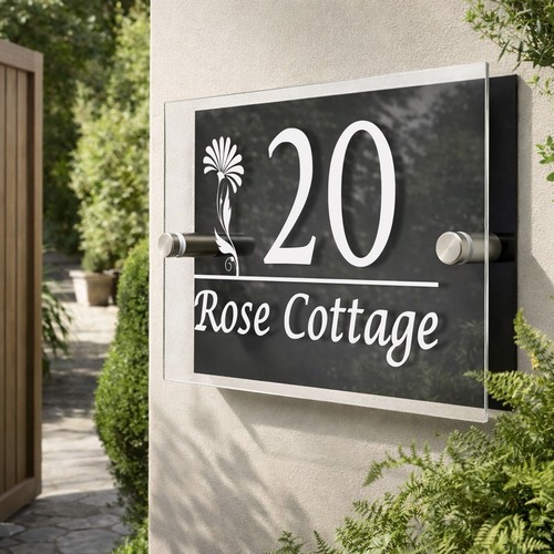 Personalised house number - house,