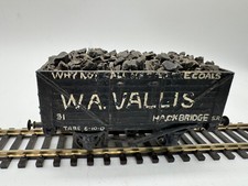 B2168 W A Vallis Hackbridge 7 Plank Wagon OO Gauge Play Worn Ideal for Display