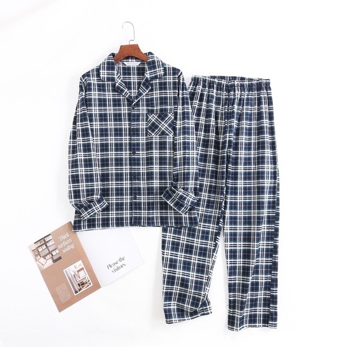 Mens cotton flannel pyjama - mens,