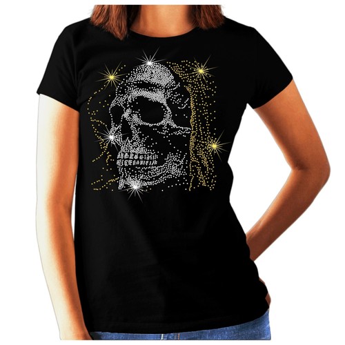 Womens crystal skull - t,