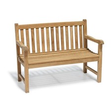 Teak outdoor bench - teak, with