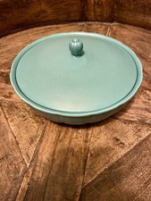 Vintage Art Deco Wedgwood Keith Murray Lidded Tureen Rare Large Size Matt Green